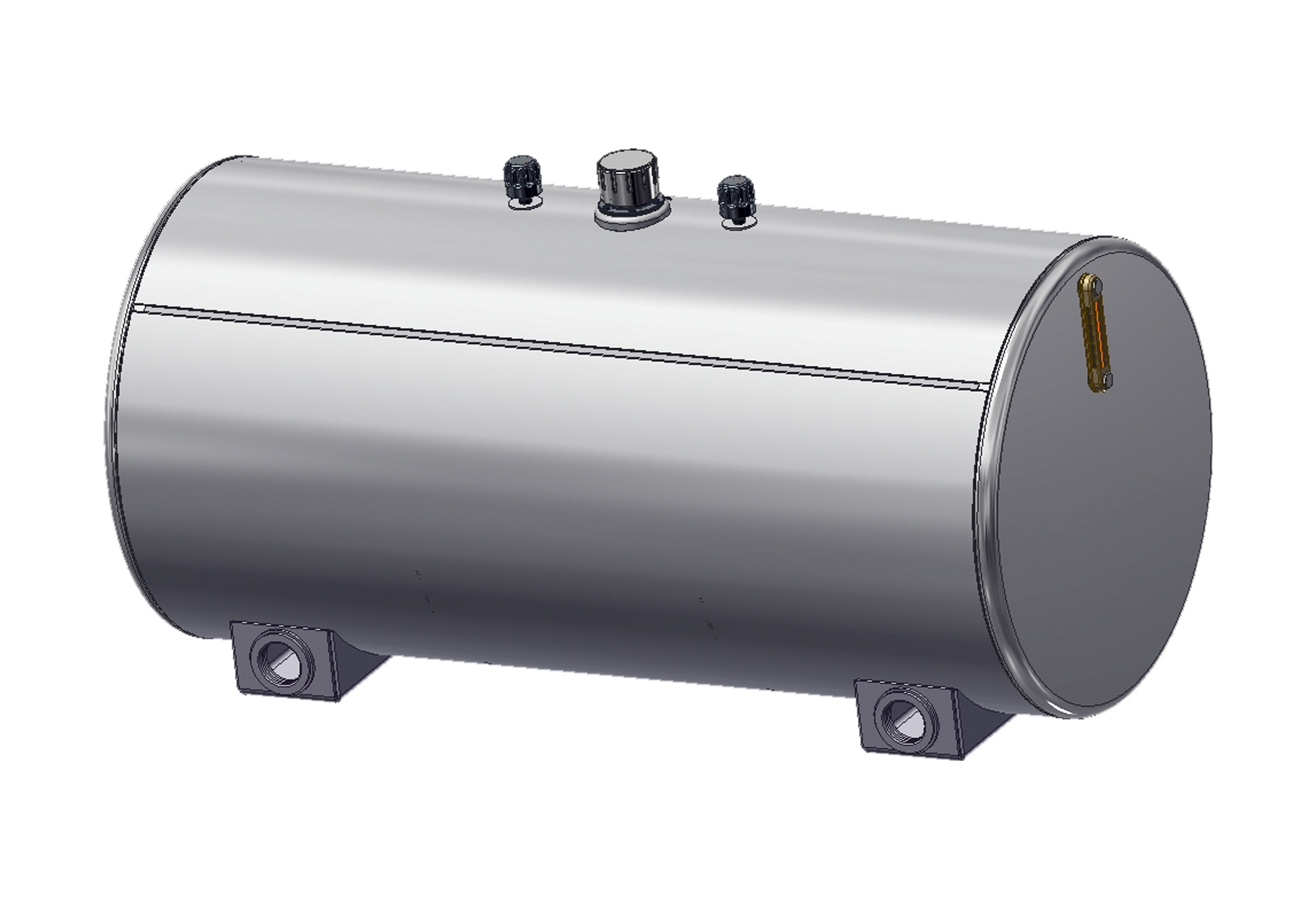 Aluminum Saddlemount - 100 Gallon Hydraulic Tanks